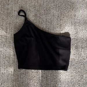 Olivaceous Elegant Black Top